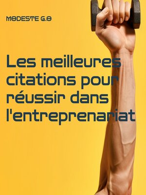 cover image of Les meilleures citations pour réussir dans l'entreprenariat